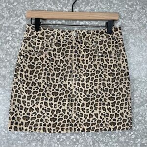 AMP Leopard Skirt NWOT